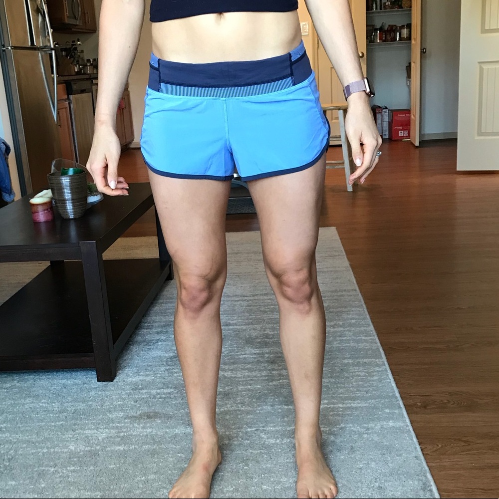 Lululemon size 6 speed shorts 4way stretch